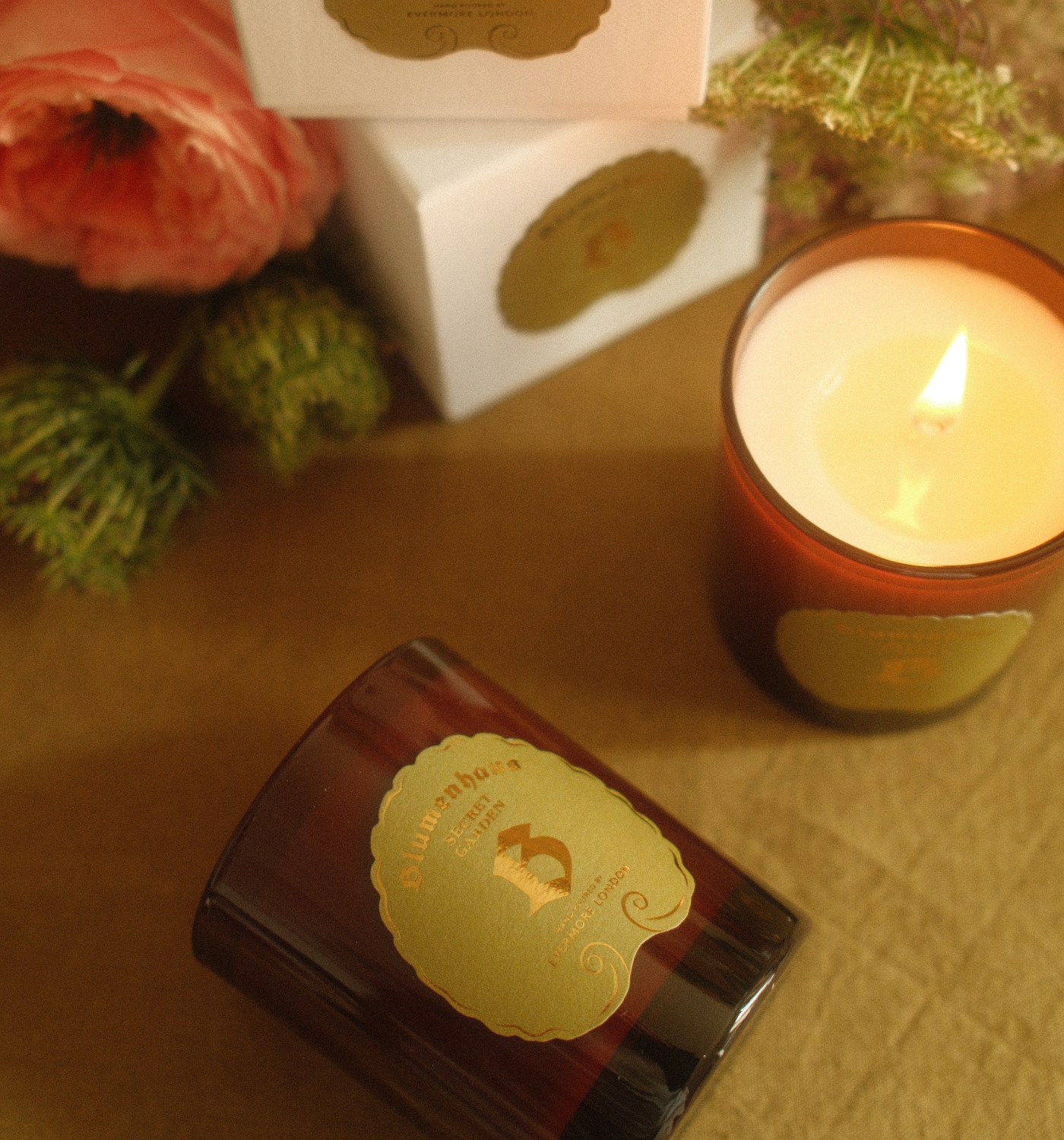 Blumenhaus x Evermore Secret Garden candle