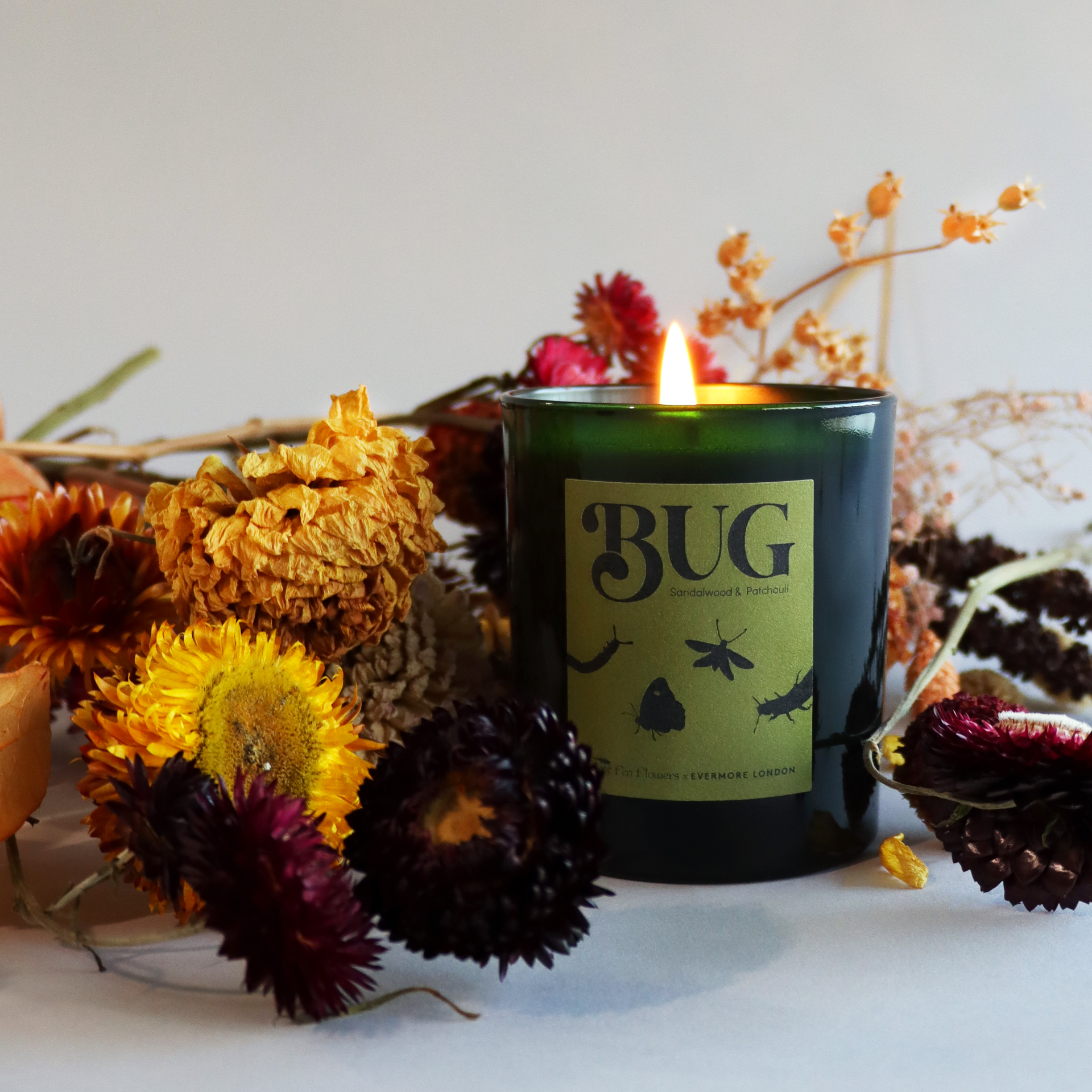 Burnt Fen x Evermore Bug candle