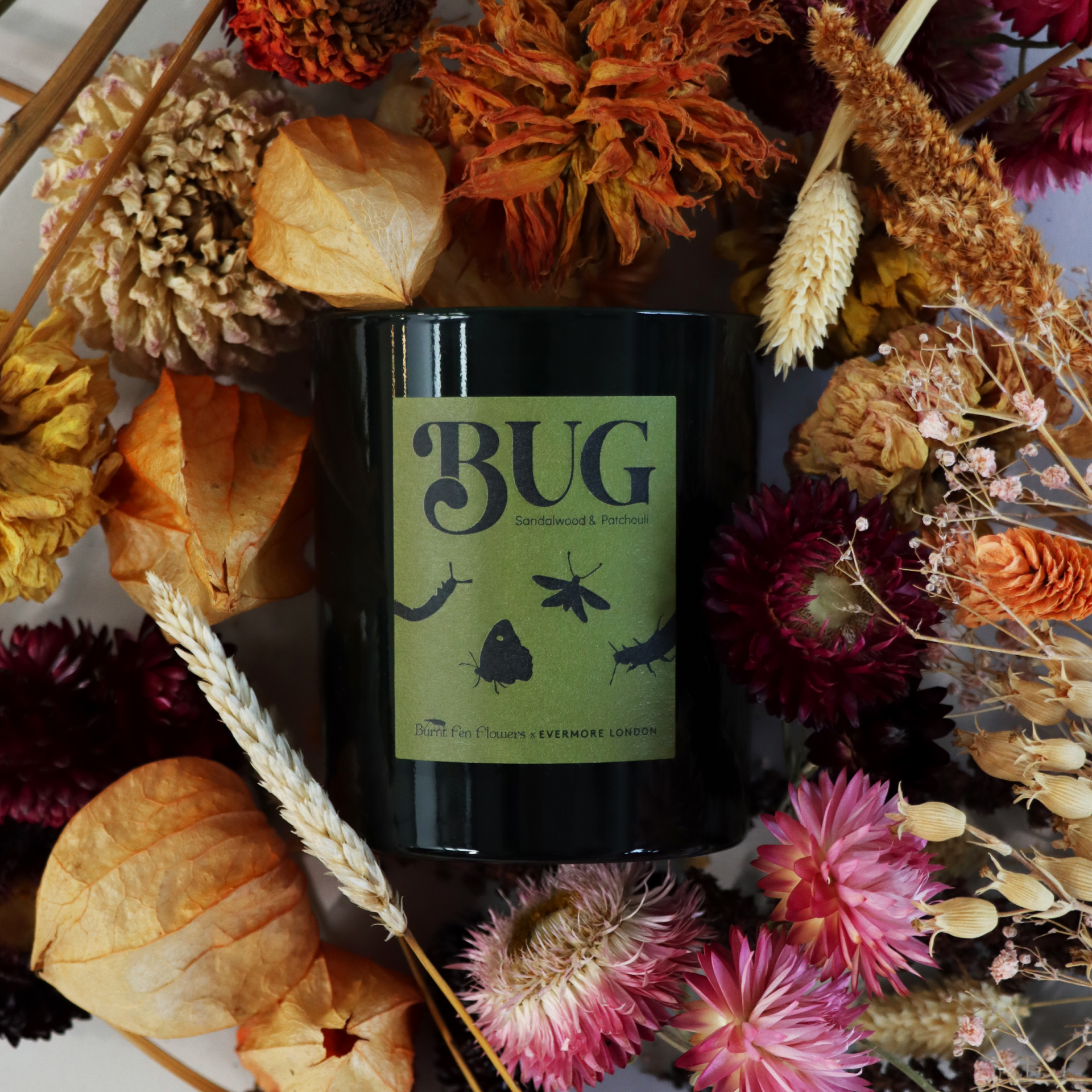 Burnt Fen x Evermore Bug candle